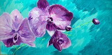 Load image into Gallery viewer, Purple orchid ORIGINAL
