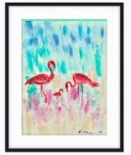 Load image into Gallery viewer, Flamingo Family ORIGINAL

