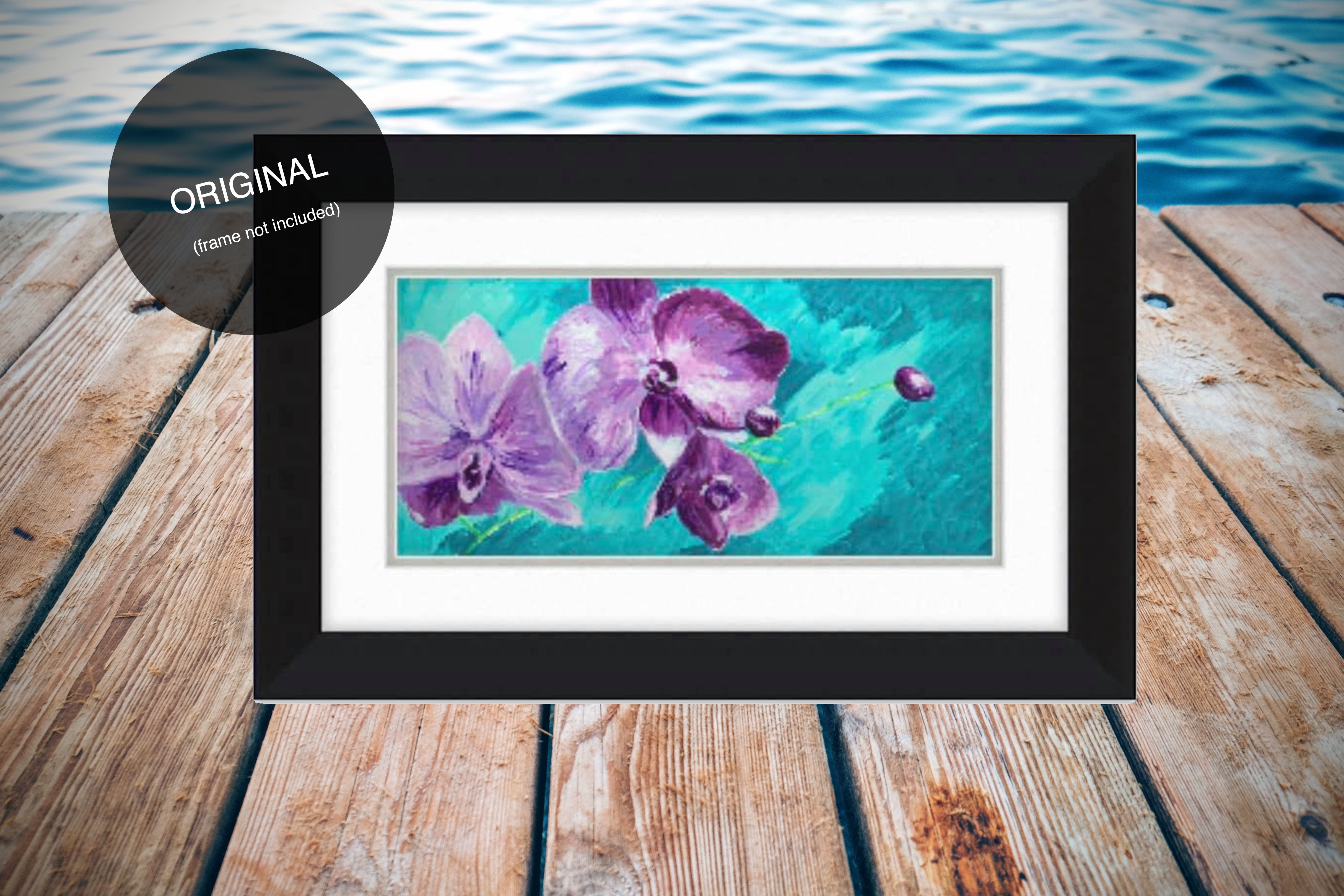 Purple orchid ORIGINAL